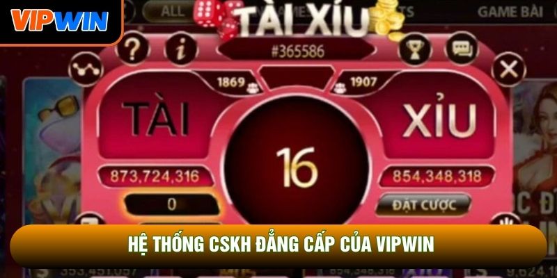 Hệ thống CSKH đẳng cấp của Vipwin